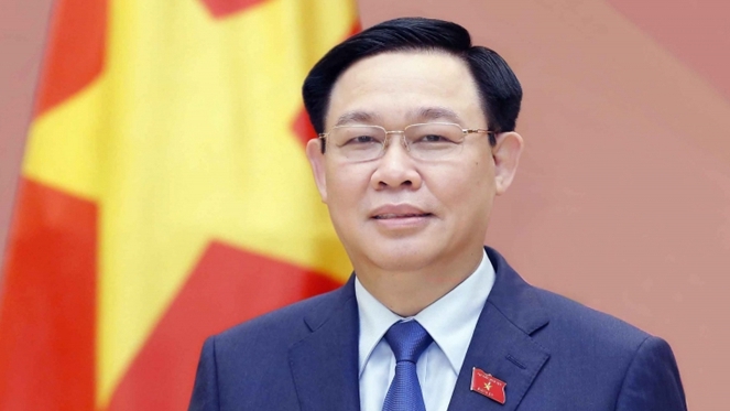 Chủ tịch Quốc hội Vương Đình Huệ.