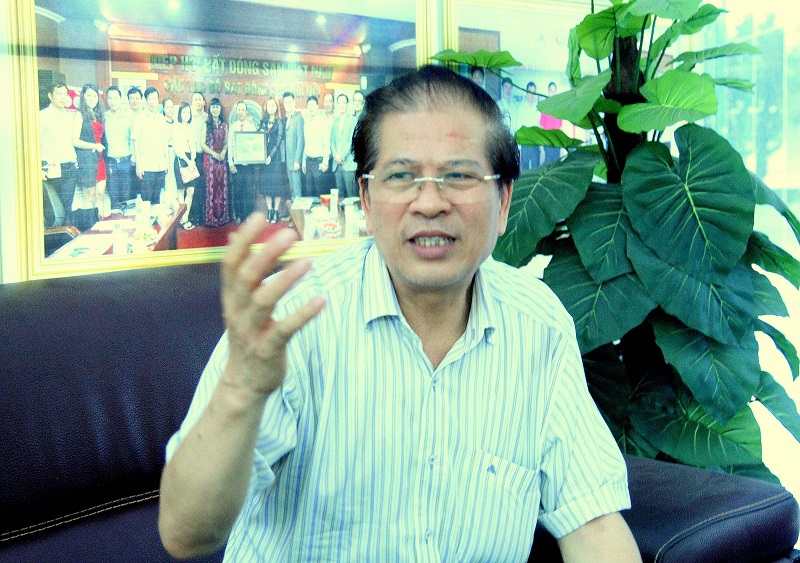 Ông Nguyễn Thế Điệp - Phó Chủ tịch Câu lạc bộ BĐS Hà Nội. Ảnh: Văn Trường.