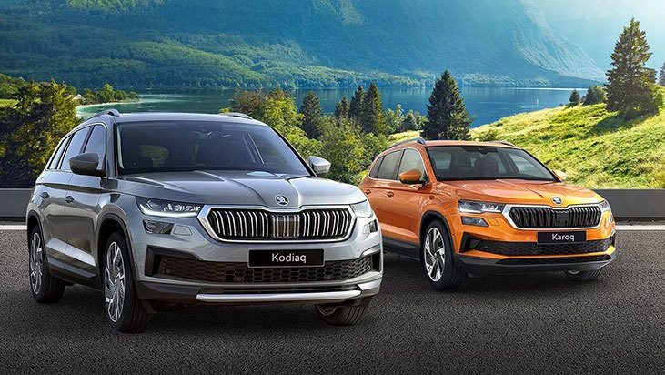 Skoda Karoq và Kodiaq.