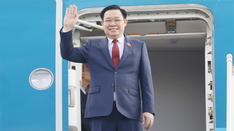 Chủ tịch Quốc hội Vương Đình Huệ lên đường thăm chính thức Cộng hoà Nhân dân Bangladesh và Cộng hoà Bulgaria. Ảnh: Doãn Tấn