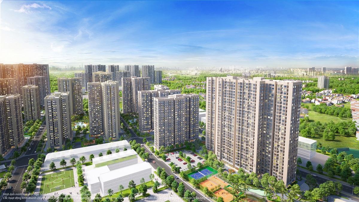 Các dự án đã bàn giao luôn có sức hút mạnh mẽ trên thị trường. Ảnh: VHM