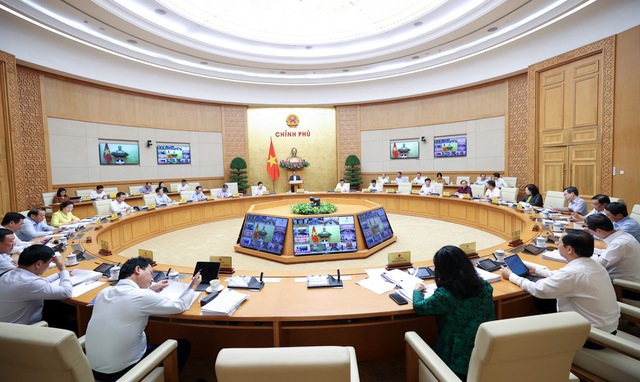 Quang cảnh phi&ecirc;n họp Ch&iacute;nh phủ thường kỳ th&aacute;ng 9/2023 (ng&agrave;y 30/9/2023). Ảnh: VGP/Nhật Bắc&nbsp;