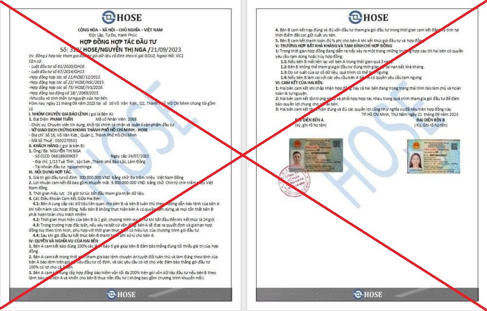 Cảnh báo nhiều tài khoản Facebook mạo danh HOSE lừa nhà đầu tư - Ảnh 5