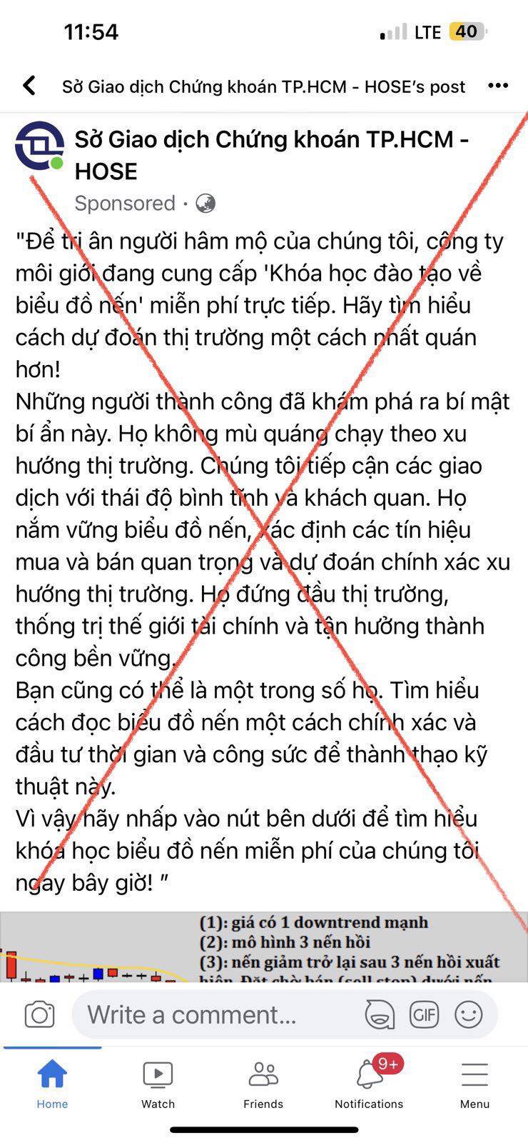 Cảnh báo nhiều tài khoản Facebook mạo danh HOSE lừa nhà đầu tư - Ảnh 2
