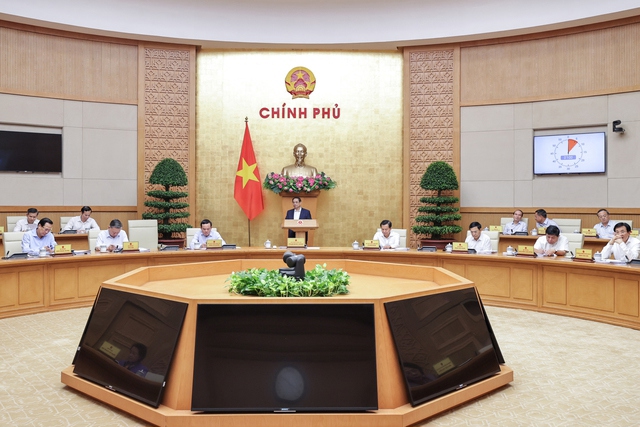 Tại phi&ecirc;n họp, Ch&iacute;nh phủ x&aacute;c định những nhiệm vụ trọng t&acirc;m, đột ph&aacute; cuối năm. Ảnh: VGP