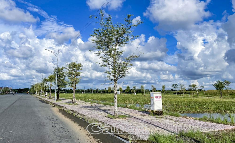 Một góc Khu đô thị Happy Home Cà Mau. Ảnh: Việt Mỹ