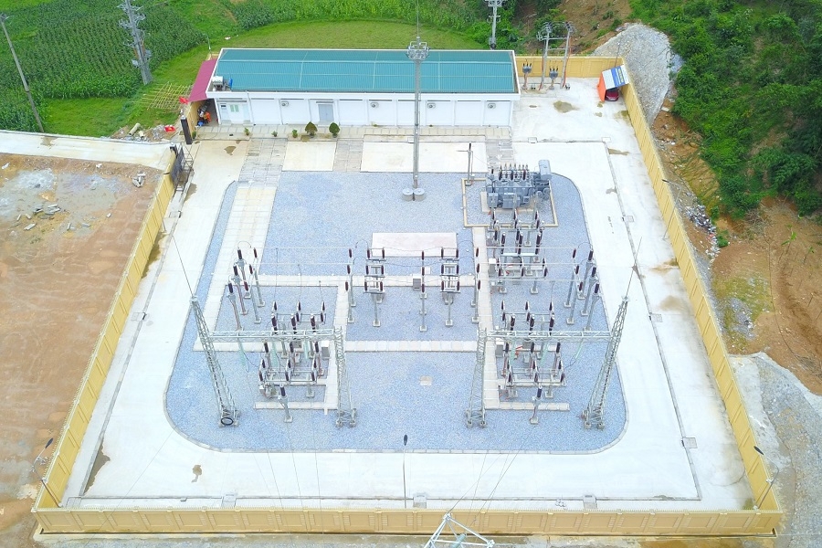 Trạm biến áp không người trực 110kV Na Hang đóng điện tháng 1/2023 