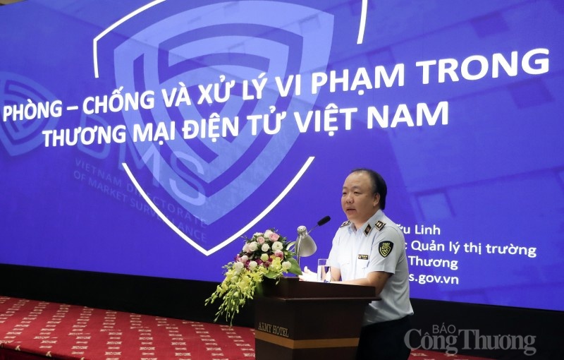 Tổng cục trưởng Trần Hữu Linh chia sẻ các giải pháp phòng, chống và xử lý vi phạm trong thương mại điện tử