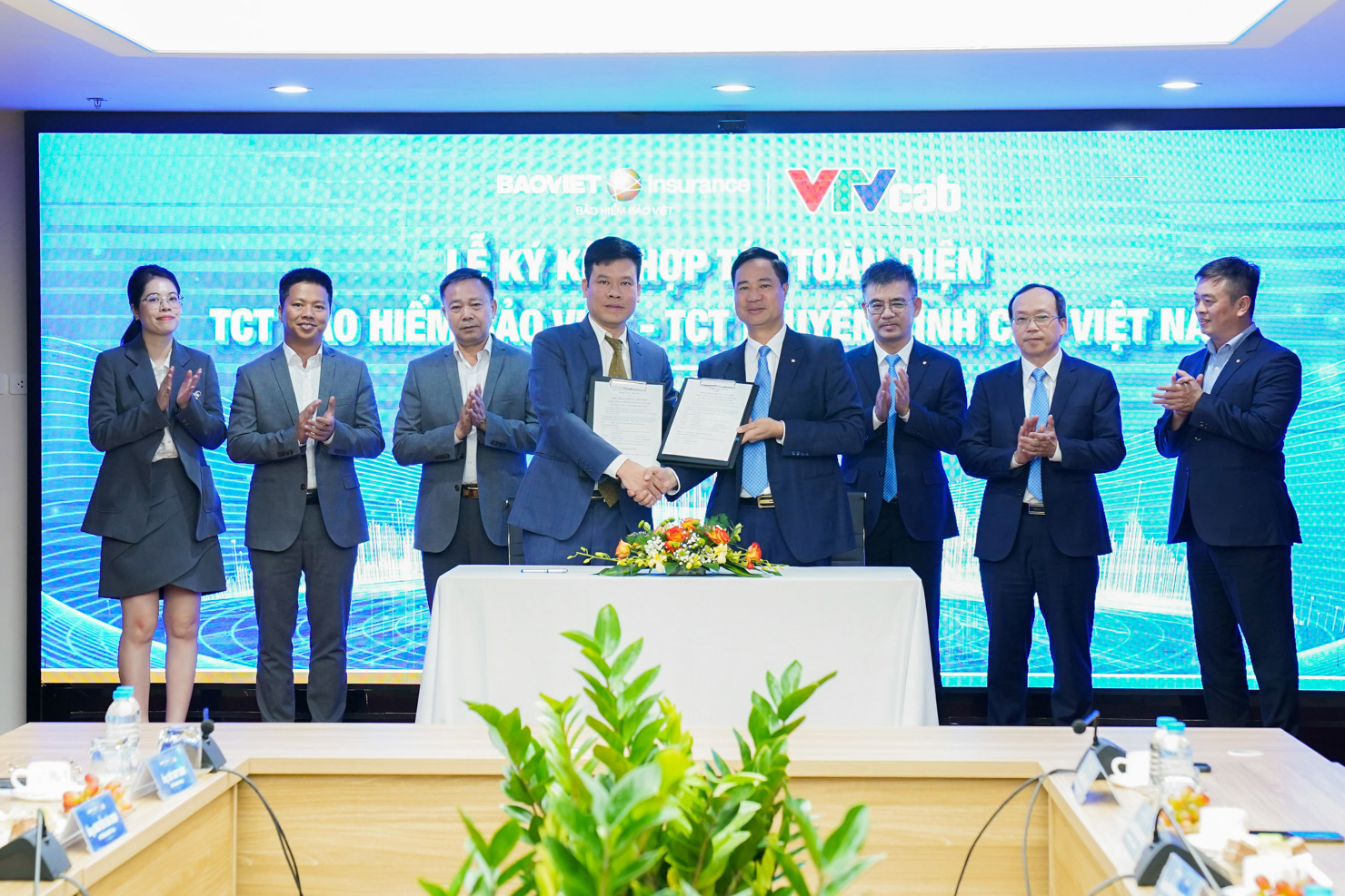 Bảo hiểm Bảo Việt và VTVcab thống nhất các quy trình để cùng thúc đẩy phát triển.
