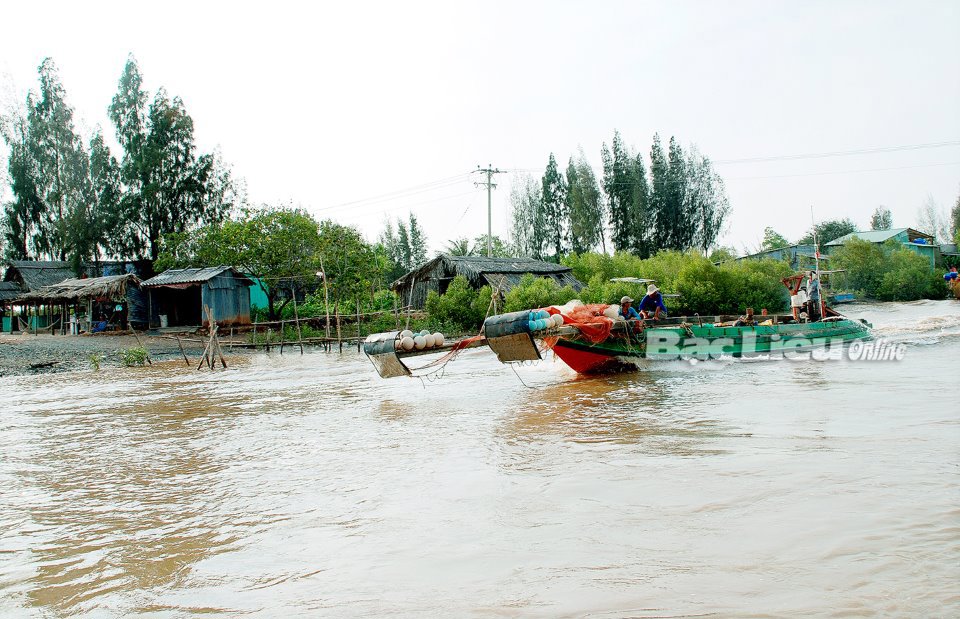 Phương tiện hành nghề te của ngư dân ven biển gây hủy diệt nguồn lợi thủy sản.