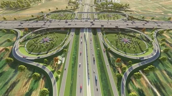 Đường Vành đai 4 - Vùng Thủ đô Hà Nội có tổng chiều dài khoảng 112,8km đi qua địa bàn 3 tỉnh, thành phố: Hà Nội, Hưng Yên và Bắc Ninh. Ảnh minh họa