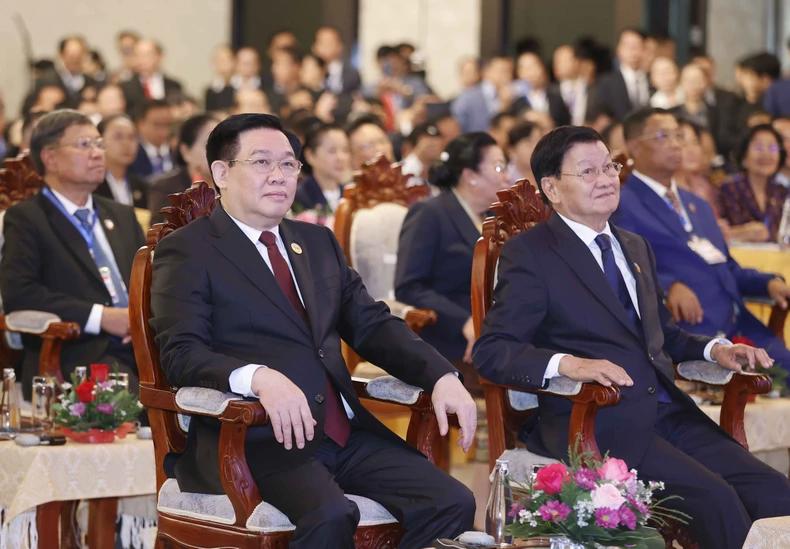 Chủ tịch Quốc hội Vương Đ&igrave;nh Huệ dự lễ khai mạc. Ảnh: quochoi.vn
