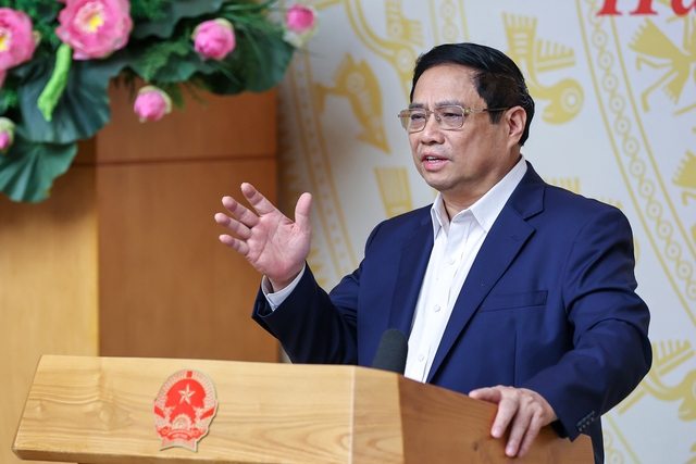 Thủ tướng Phạm Minh Chính yêu cầu NHNN tiếp tục điều hành chính sách tiền tệ chủ động, linh hoạt, hiệu quả, ưu tiên thúc đẩy tăng trưởng kinh tế gắn với ổn định kinh tế vĩ mô.