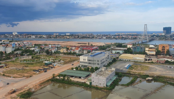 Một khu vực của dự án Khu đô thị mới Phú Hải, TP. Đồng Hới 