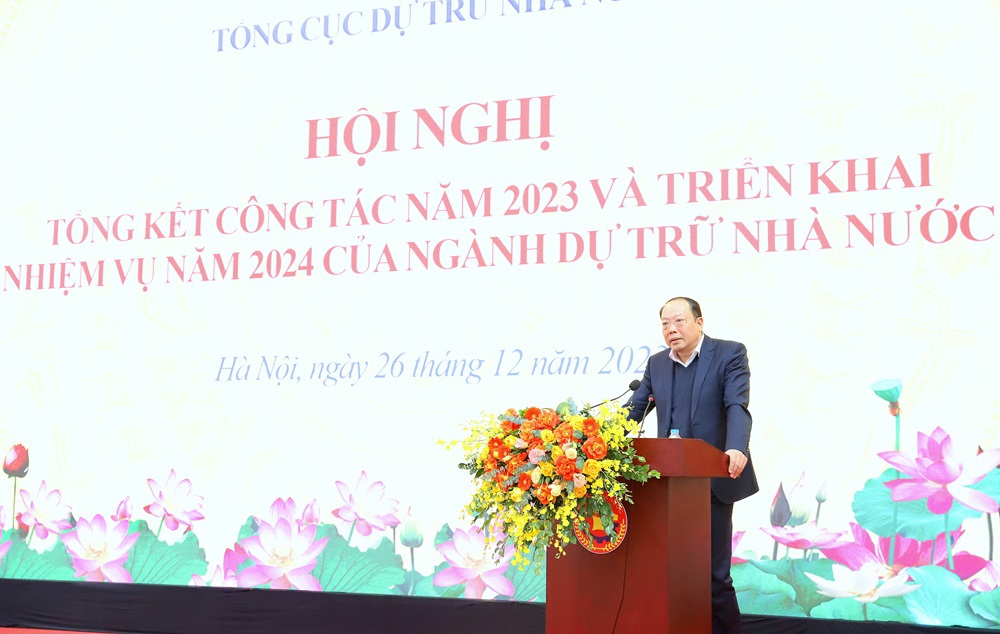 Quyền Tổng cục trưởng Tổng cục DTNN Vũ Xuân Bách phát biểu chỉ đạo Hội nghị.