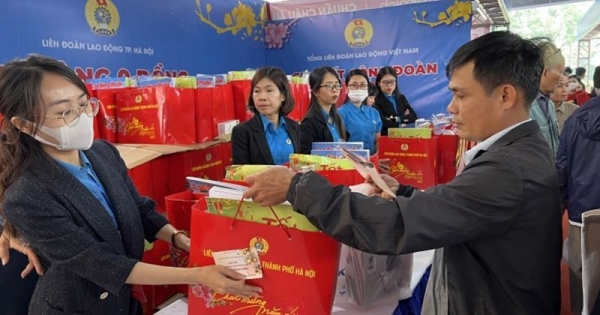 Chương trình Chợ Tết Công đoàn sẽ có sự tham gia của 7.800 đoàn viên, người lao động.