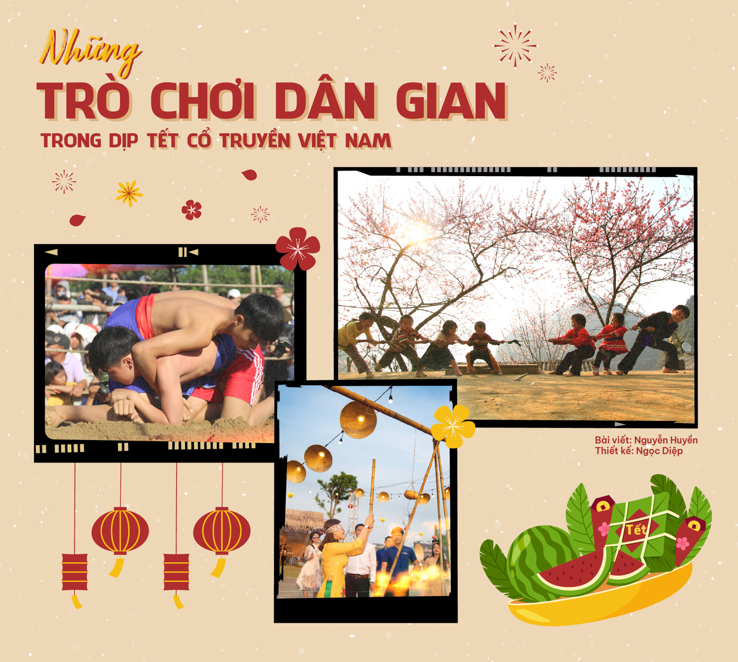 Những trò chơi dân gian trong dịp Tết cổ truyền Việt Nam - Ảnh 1