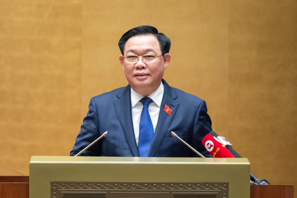 Chủ tịch Quốc hội Vương Đình Huệ.