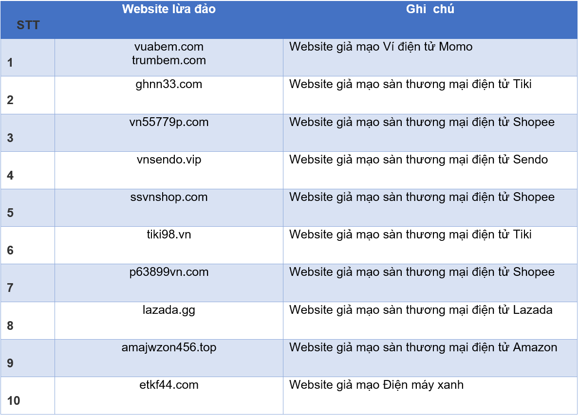 Hàng loạt website lớn bị giả mạo, người dân cần cẩn trọng - Ảnh 1