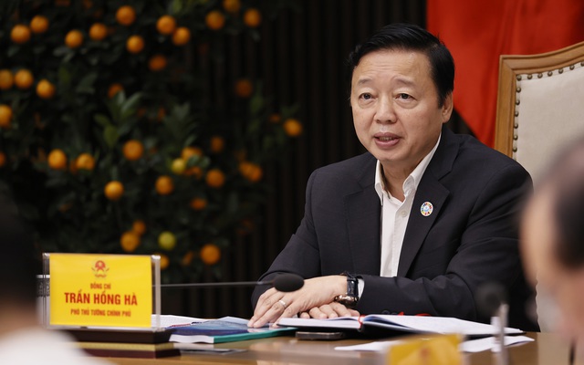 Ph&oacute; Thủ tướng Ch&iacute;nh phủ Trần Hồng H&agrave; chủ tr&igrave; cuộc họp.&nbsp;