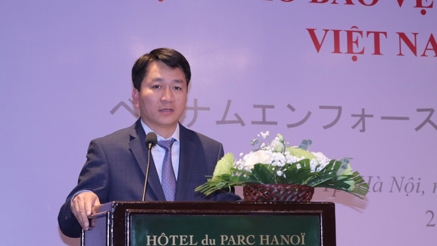 Phó Tổng Cục trưởng Tổng cục QLTT Nguyễn Thanh Bình cho rằng, việc phối hợp cung cấp cấp thông tin của doanh nghiệp chủ thể quyền đóng vai trò rất quan trọng trong công tác chống hàng giả, xâm phạm quyền sở hữu trí tuệ.