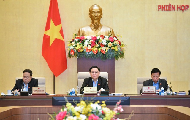 Chủ tịch Quốc hội phát biểu tại Phiên họp thứ 31.
