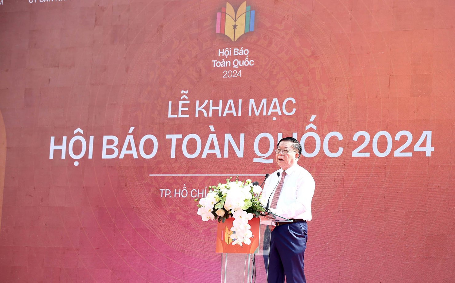 Ông Nguyễn Trọng Nghĩa - Bí thư Trung ương Đảng, Trưởng Ban Tuyên giáo Trung ương giá cao sự chuẩn bị, tinh thần đổi mới, sáng tạo của báo chí.