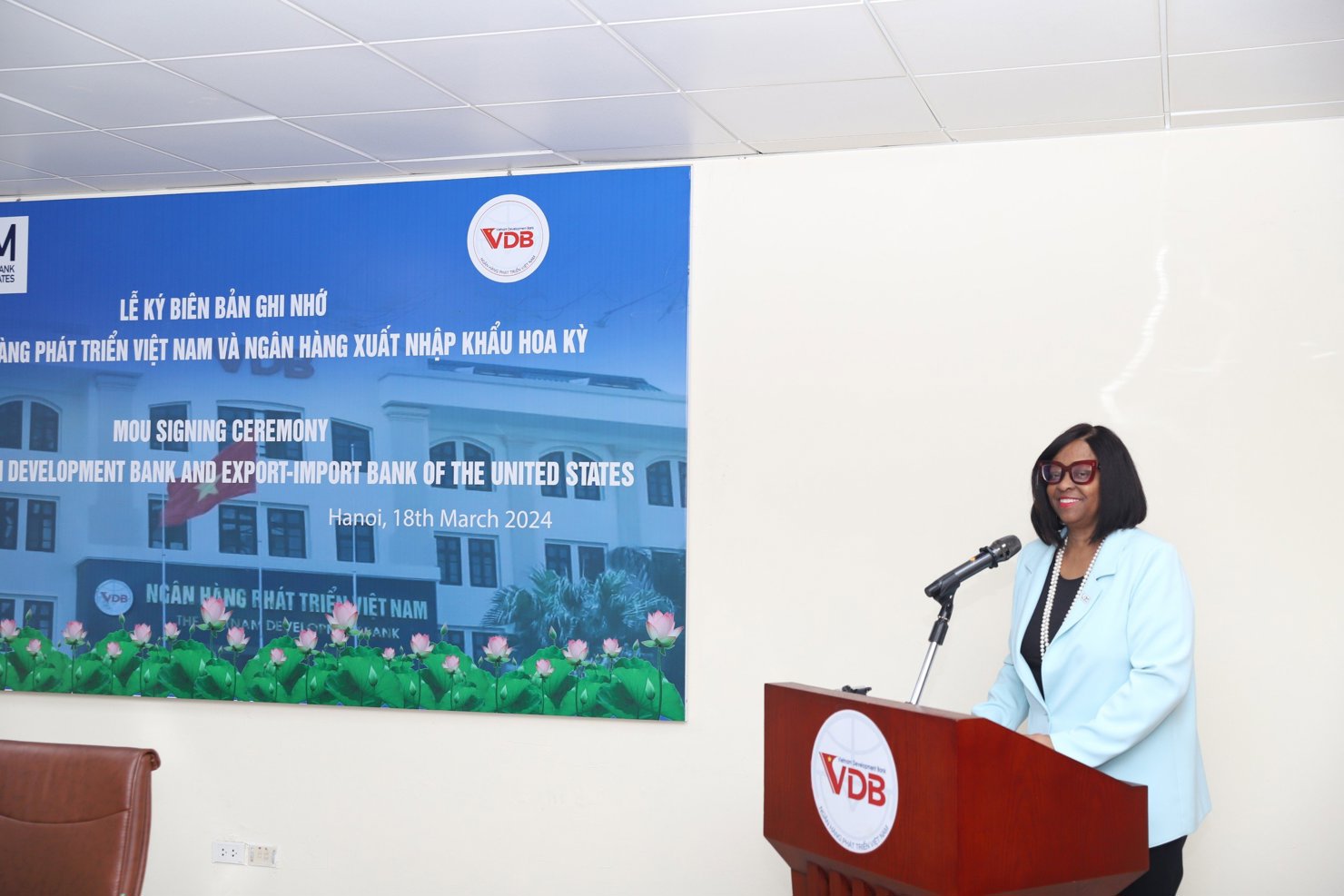 Bà Reta Jo Lewis - Chủ tịch kiêm Tổng Giám đốc US Eximbank mong muốn đầu tư nhiều hơn vào Việt Nam.