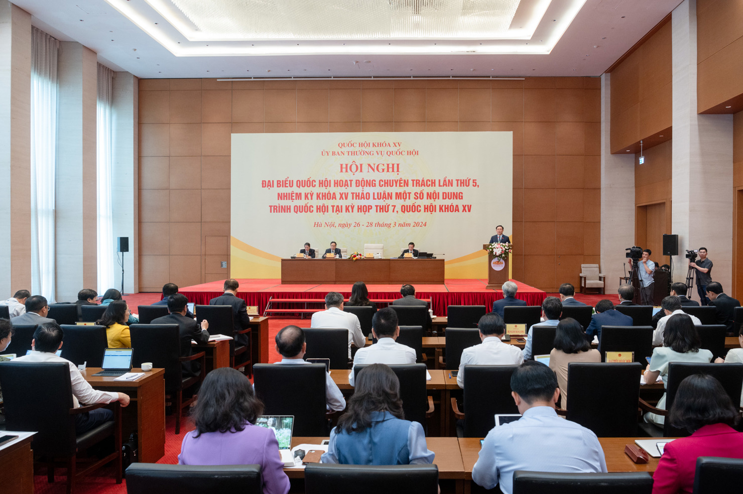 Quang cảnh Hội nghị, s&aacute;ng 26/3
