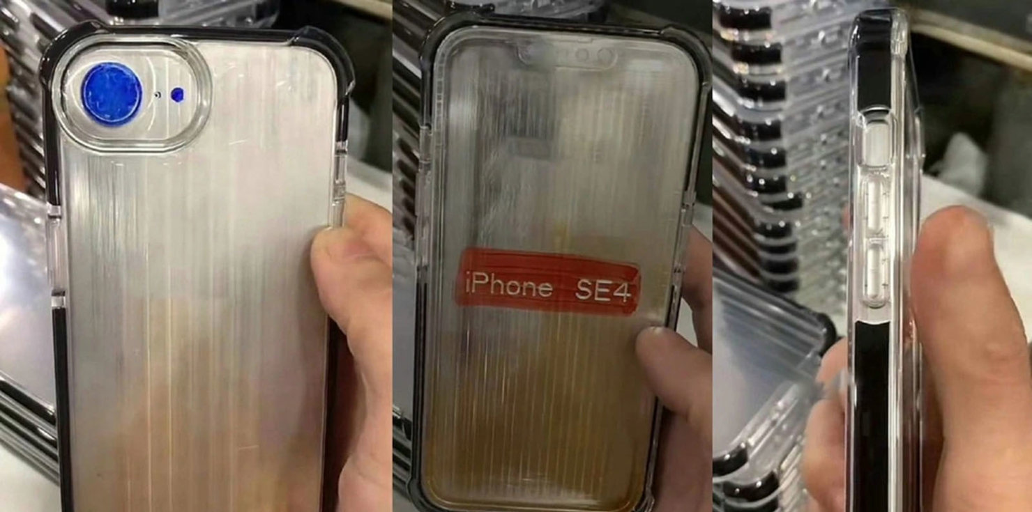 Hình ảnh thiết kế của điện thoại iPhone SE 4 được lan truyền trên mạng xã hội Trung Quốc