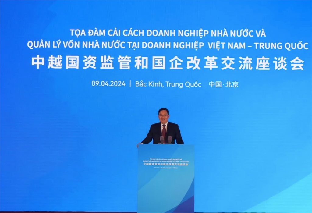 Ông Trương Ngọc Trác - Chủ nhiệm SASAC phát biểu tại Tọa đàm.