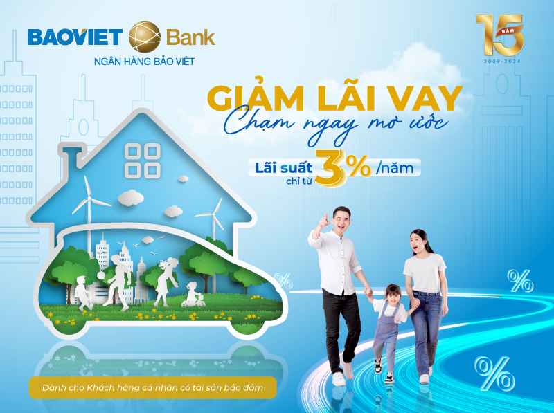 Các khách hàng có nhu cầu vay trung và dài hạn cho các mục đích xây dựng, mua nhà, mua xe… có thể tham khảo và lựa chọn phương án lãi suất chỉ từ 7,5%/năm trong vòng 12 tháng. 