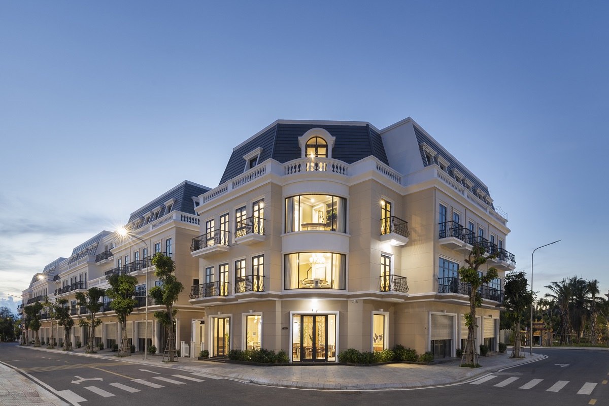 Sang trọng, tiện nghi và đẳng cấp, Vincom Shophouse Royal Park là toạ độ an cư, kinh doanh sáng giá tại khu vực miền Trung. Ảnh: VIC