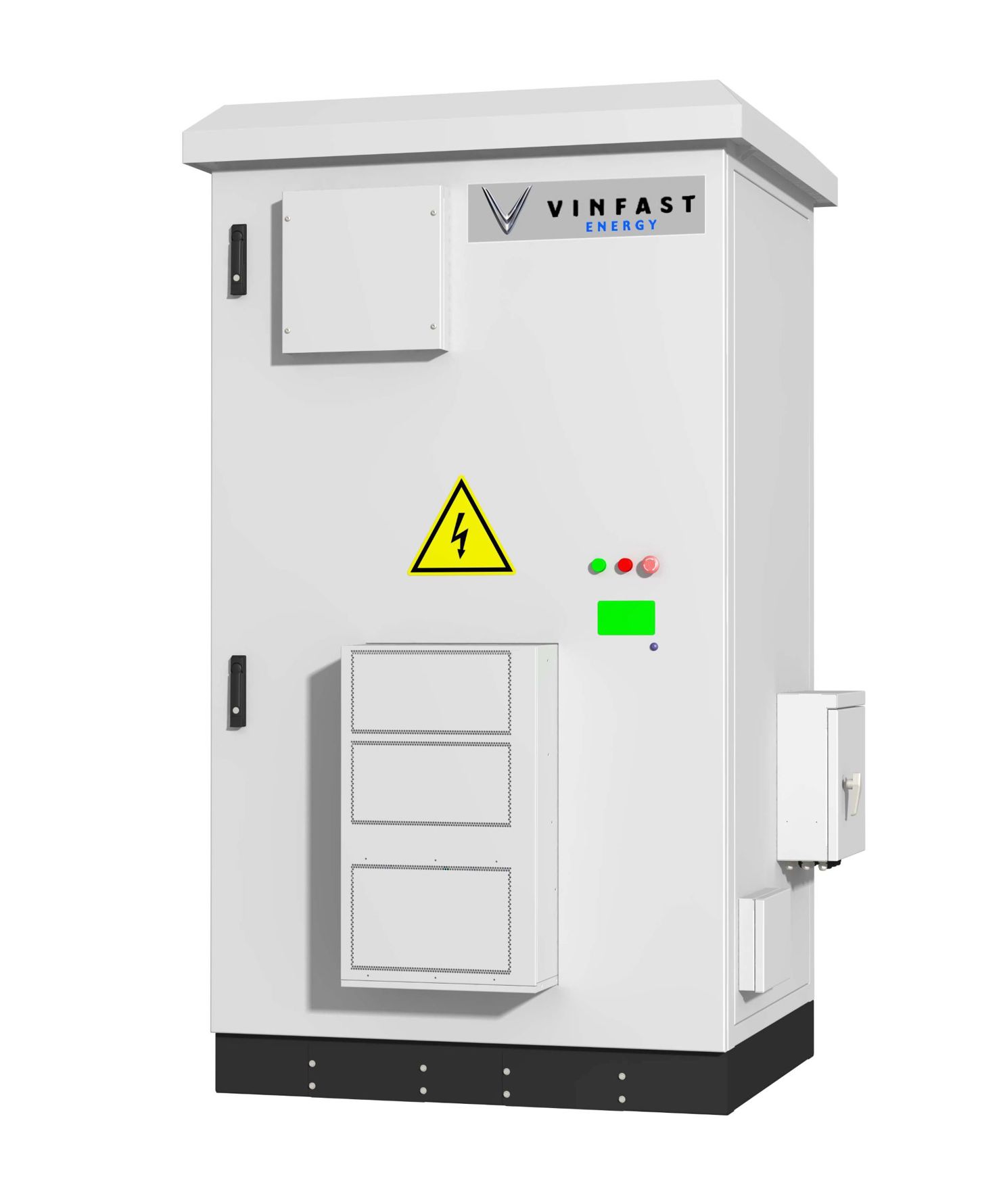 Hệ thống lưu trữ năng lượng cho phân khúc công nghiệp, công suất 138,2 kWh. Ảnh: Vinfast