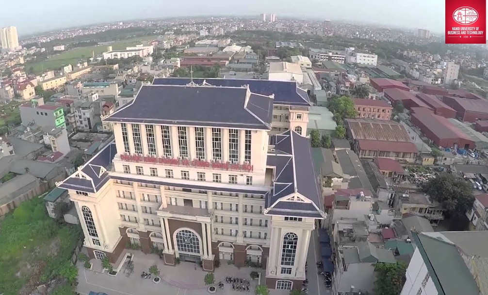 Trụ sở Trường Đại học Kinh doanh và Công nghệ Hà Nội. Nguồn: HUBT