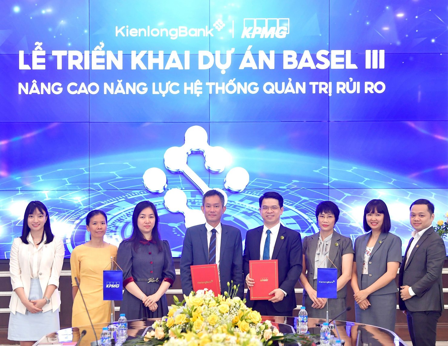 KienlongBank lựa chọn KPMG là đối tác hỗ trợ triển khai dự án Basel III. Ảnh: KLB