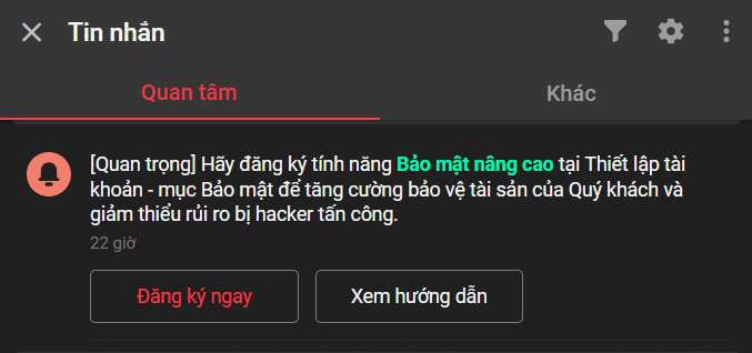 TCBS tăng cường bảo mật tài khoản và an toàn giao dịch - Ảnh 2