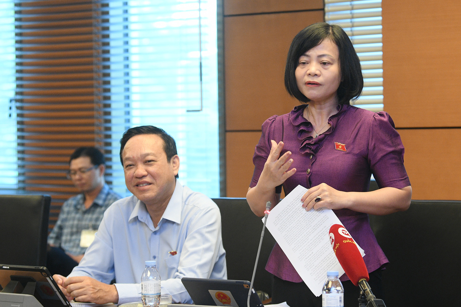 Đại biểu Nguyễn Thanh Cầm - Đoàn Đại biểu Quốc hội tỉnh Tiền Giang.