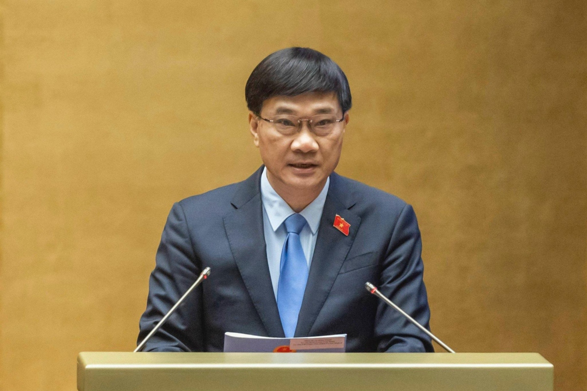 Ông Vũ Hồng Thanh - Chủ nhiệm Ủy ban Kinh tế phát biểu tại Phiên họp.