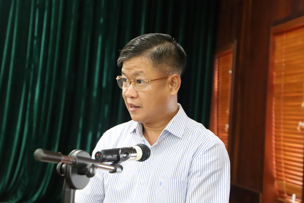 Ông Phạm Quốc Trình, Chi cục trưởng Chi cục Công nghệ thông tin NHNN tại TP. Hồ Chí Minh chia sẻ tại Hội thảo