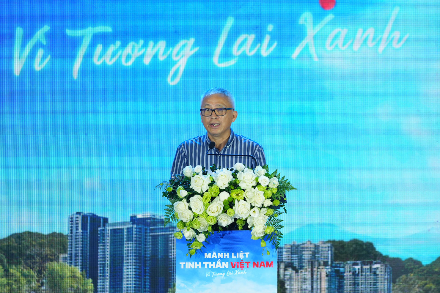 TS. Hoàng Dương Tùng - nguyên Phó Tổng cục trưởng Tổng cục Môi trường, Chủ tịch Mạng lưới Không khí sạch Việt Nam. Ảnh: VIC