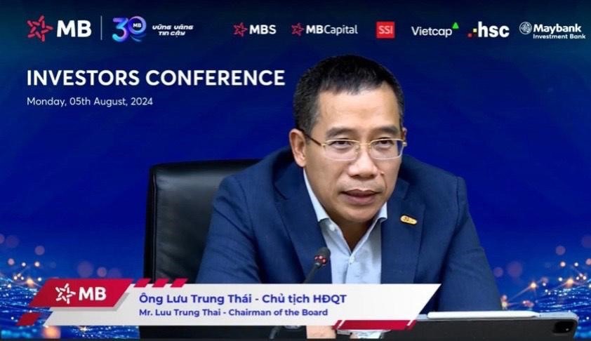 Ông Lưu Trung Thái – Chủ tịch Hội đồng quản trị MB. Ảnh: HC
