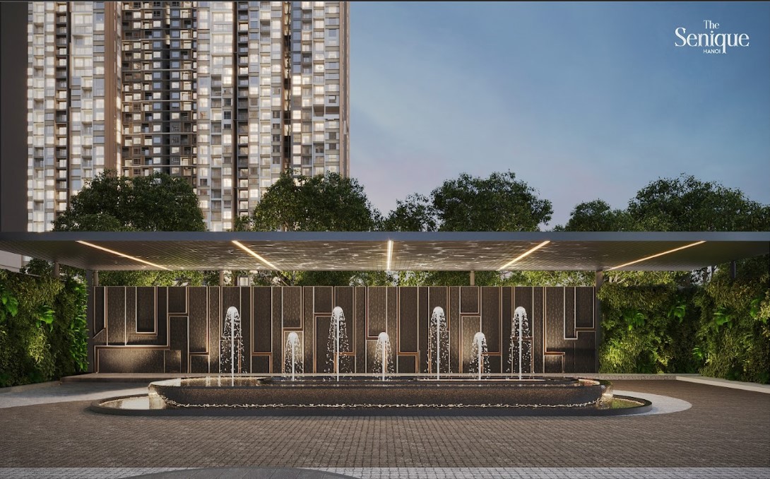 Phối cảnh sảnh đón của dự án. Ảnh: CLD
