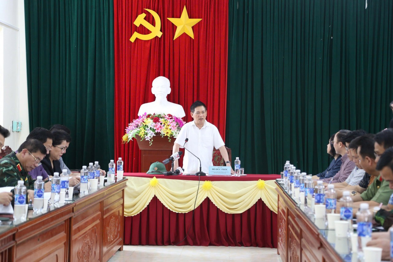 Phó Thủ tướng, Bộ trưởng phát biểu chỉ đạo tại buổi làm việc với lãnh đạo tỉnh Bắc Kạn.