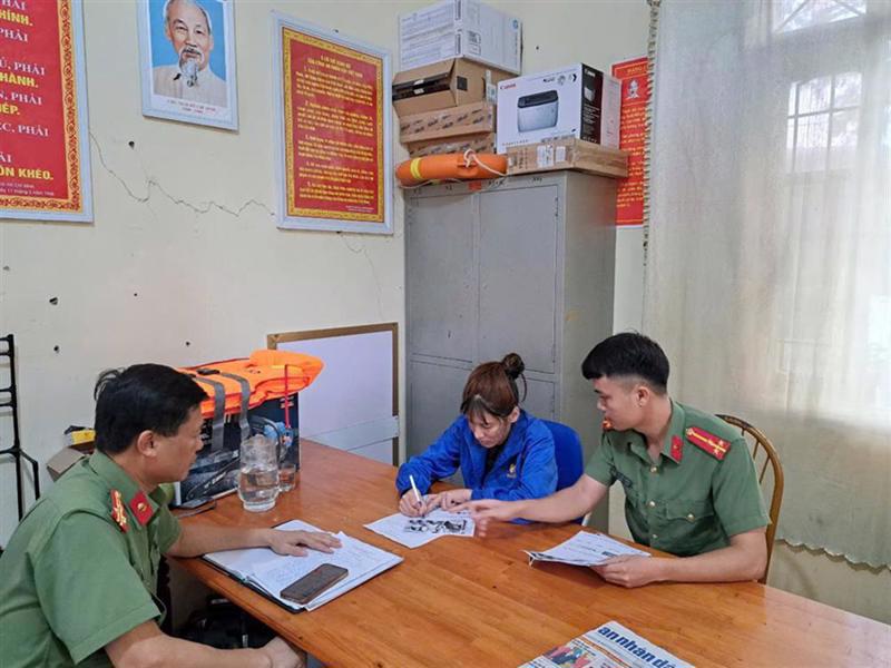 Công an Hải Dương xử lý đối tượng đưa tin sai.