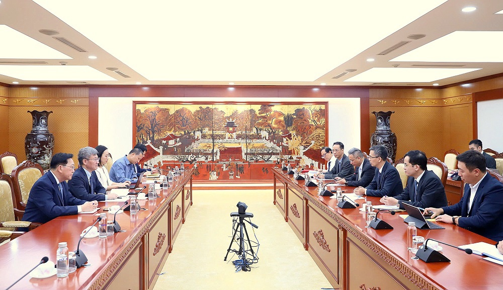 Quang cảnh cuộc tiếp. 