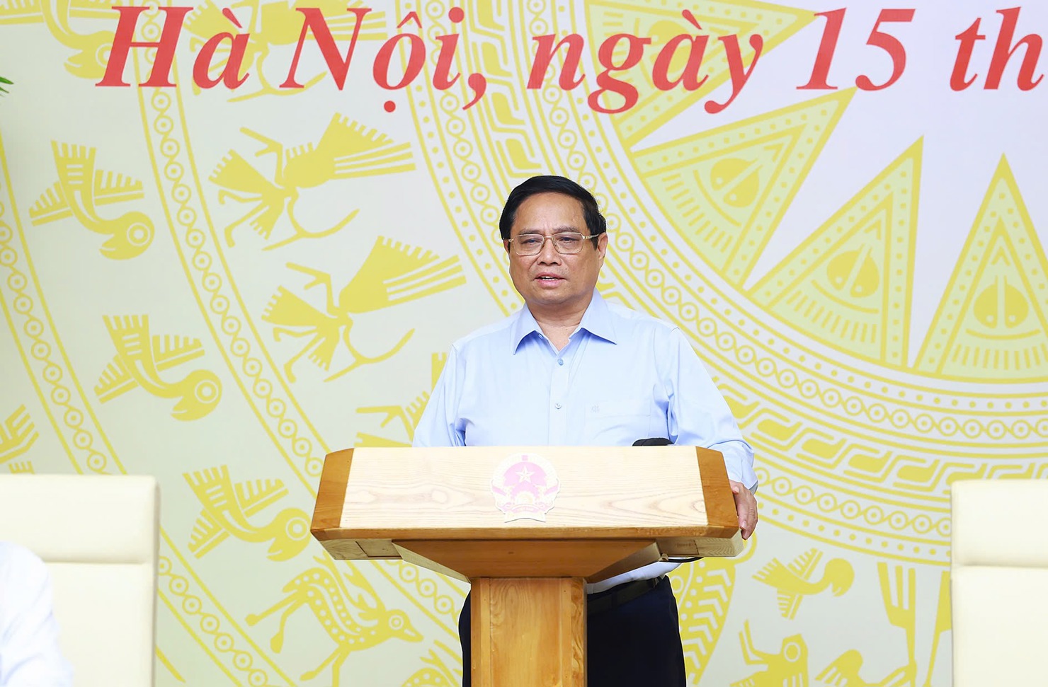 Thủ tướng Phạm Minh Chính phát biểu tại Hội nghị.