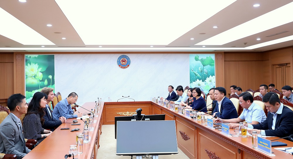 Quang cảnh buổi tiếp.&nbsp;