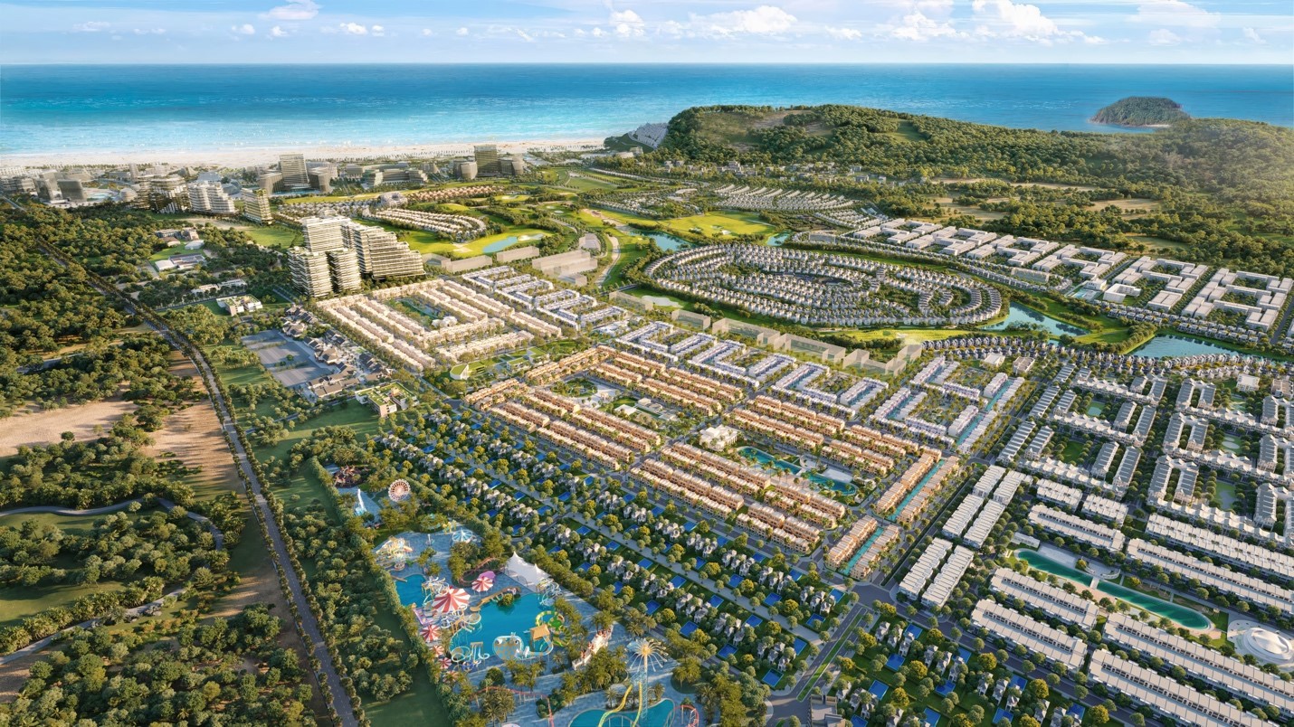Phối cảnh S&ocirc;ng Town thuộc đ&ocirc; thị tr&aacute;i tim CaraWorld. Ảnh: KN Group