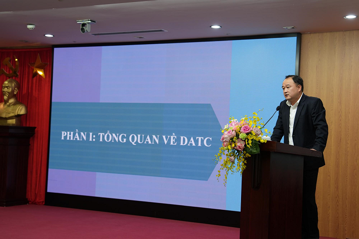 Ông Chu Ngọc Lâm – Phó Tổng Giám đốc DATC phát biểu tại Chương trình